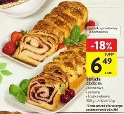 Intermarche Strucla truskawkowa Oskroba oferta