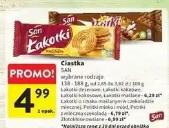 Intermarche Ciastka owsiane korzenne San Złotokłose oferta