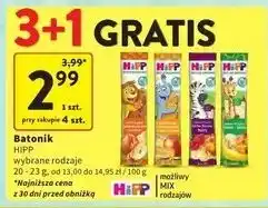 Intermarche Batonik jabłko i brzoskwinia Hipp Owocowy Przyjaciel oferta