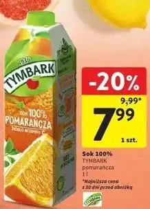 Intermarche Sok pomarańczowy Tymbark oferta
