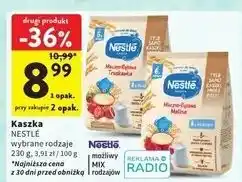 Intermarche Kaszka mleczno-ryżowa malina Nestle oferta