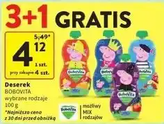 Intermarche Mus gruszka z morelą i bananem peppa pig Bobovita oferta