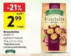 Intermarche Bruschetta z pieczonym czosnkiem Maretti Bruschette oferta