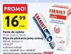 Intermarche Pasta do zębów świeży oddech Lacalut Flora oferta