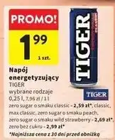 Intermarche Napój zero classic low caffeine Tiger Energy Drink oferta