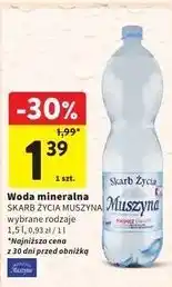 Intermarche Woda lekko gazowana Muszyna Skarb Życia oferta