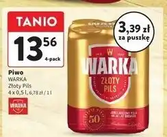 Intermarche Piwo Warka Złoty Pils oferta