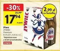 Intermarche Piwo Żywiec Jasne Pełne oferta