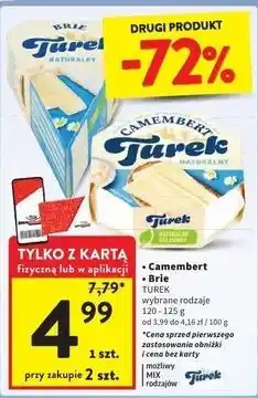 Intermarche Ser brie naturalny Turek oferta