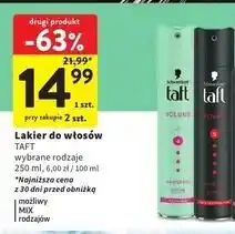 Intermarche Lakier do włosów Taft Power oferta