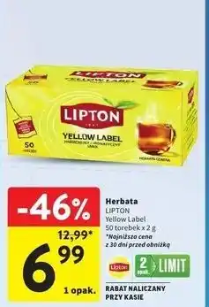 Intermarche Herbata Lipton Yellow Label Tea oferta