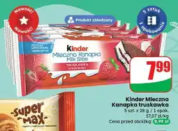 Dino Baton truskawkowy Kinder Mleczna Kanapka oferta