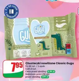 Dino Chusteczki nawilżane love & care Gugu Classic oferta