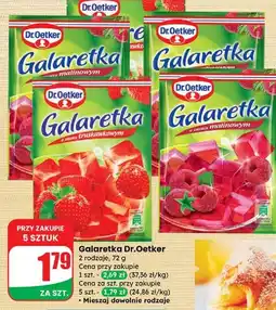 Dino Galaretka malinowa Dr. Oetker oferta