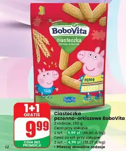 Dino Ciastka pszenno-orkiszowe peppa pig Bobovita oferta