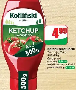 Dino Ketchup łagodny Kotliński oferta
