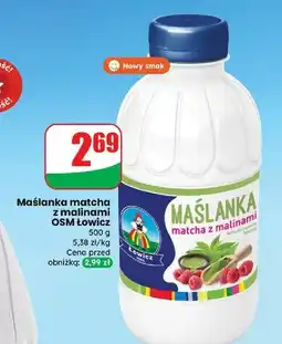 Dino Maślanka matcha z malinami Łowicz 1906 oferta