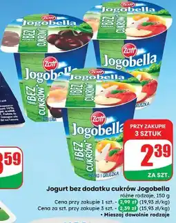 Dino Jogurt czereśnia bez cukrów Zott Jogobella oferta