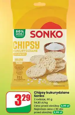 Dino Chipsy kukurydziane solone Sonko oferta