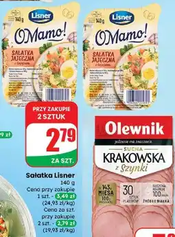 Dino Sałatka jajeczna z łososiem Lisner O Mamo! oferta