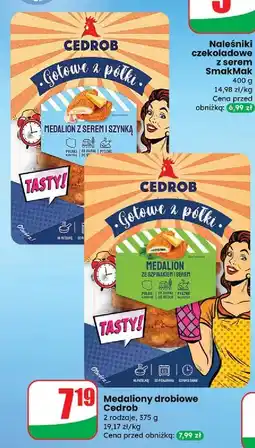 Dino Medaliony z serem i szynką Cedrob oferta