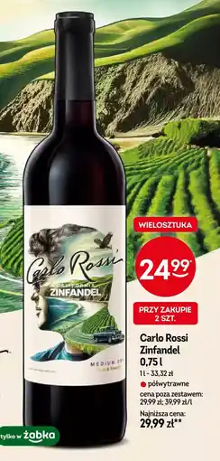 Żabka Carlo Rossi Zinfandel oferta