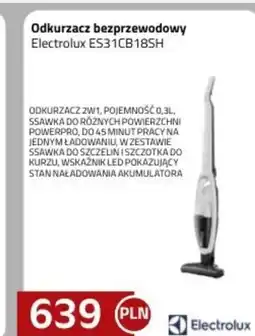 Kakto Odkurzacz bezprzewodowy Electrolux oferta