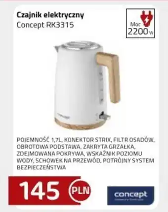 Kakto Czajnik elektryczny Concept oferta