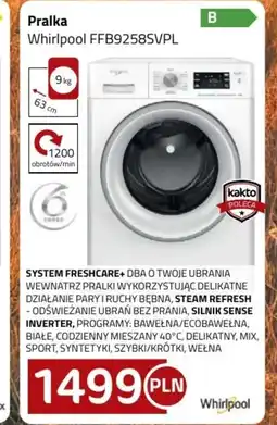 Kakto Pralka Whirlpool oferta