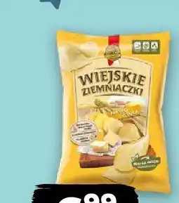 Netto Chipsy Wiejskie Ziemniaczki masło z solą/o smaku wędzonki oferta
