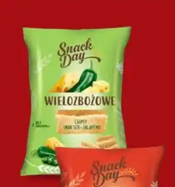 Lidl Chipsy Snack Day wielozbożowe ser-jalapeño oferta