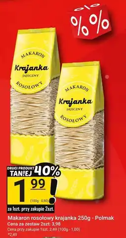 Hitpol Makaron rosołowy krajanka 250g Polmak oferta