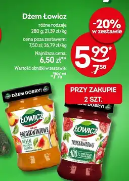 Żabka Dżem Łowicz brzoskwiniowy oferta