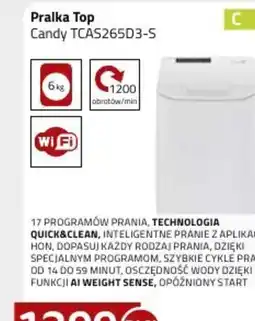 Kakto Pralka Top Candy TCAS265D3-S oferta