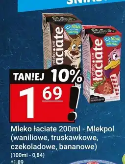 Hitpol Mleko Łaciate 200ml Mlekpol oferta