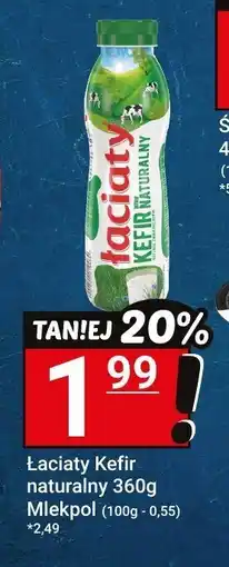 Hitpol Kefir naturalny 360g Mlekpol oferta