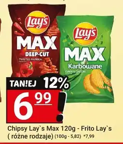 Hitpol Chipsy Lay's Max różne rodzaje 120g Frito Lay's oferta
