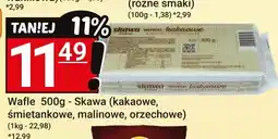 Hitpol Wafle Skawa kakaowe, śmietankowe, malinowe, orzechowe 500g oferta