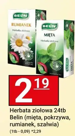 Hitpol Herbata ziołowa Belin mięta, pokrzywa, rumianek, szałwia 24tb oferta