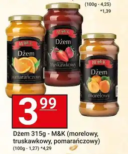 Hitpol Dżem M&K morelowy, truskawkowy, pomarańczowy 315g oferta