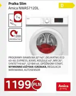 Kakto Pralka Slim Amica NWAS712DL oferta