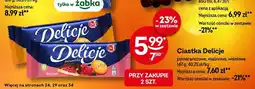 Żabka Ciastka Delicje pomarańczowe, malinowe, wiśniowe oferta