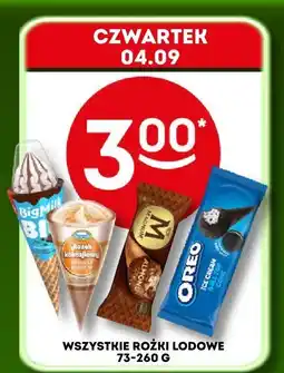 Żabka Lody rożki Żabka oferta