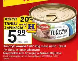 Hitpol Tuńczyk kawałki w oleju Graal oferta