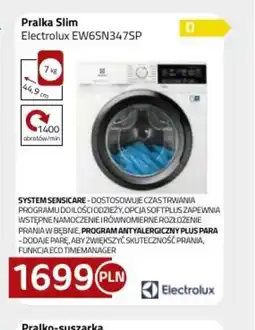 Kakto Pralka Slim Electrolux EW6SN347SP oferta