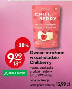 Żabka Owoce mrożone w czekoladzie Chillberry malina, truskawka oferta