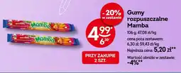 Żabka Gumy rozpuszczalne Mamba oferta