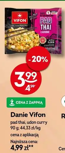 Żabka Danie Vifon pad thai/udon curry oferta