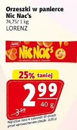 Prim Market Orzeszki w panierce Nic Nac's LORENZ oferta