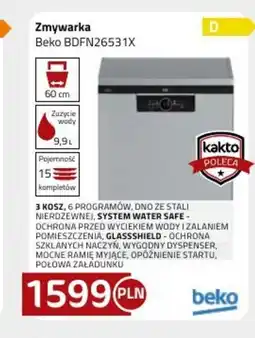 Kakto Zmywarka Beko BDFN26531X oferta